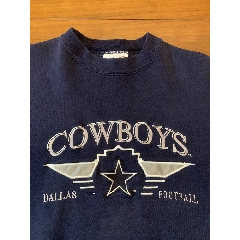 Vintage 90s Dallas Cowboys Logo Athletic Sweatshirt Mens XL USA Made Distressed
